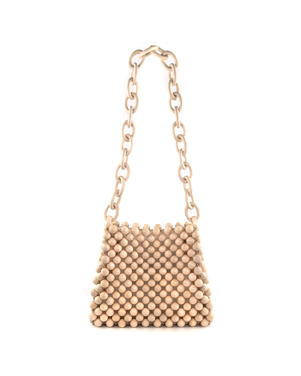 2021 natural kina moy handmade woven wood bead bag chain